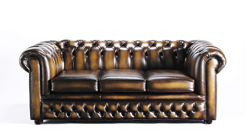 ORIGINÁLNÍ SEDAČKA CHESTERFIELD